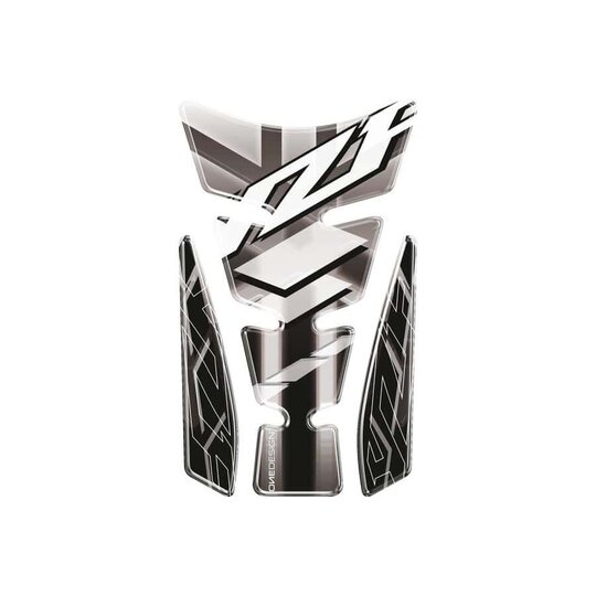 Tank pad PUIG WINGS 4723P strieborná s bočnou časťou