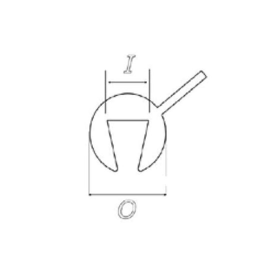 Lemovanie okrajov PUIG 4748H dymové nt:((O x I: 6,2 x 3,6 ))