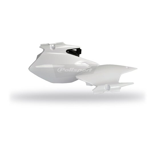 Bočné číslové tabuľky POLISPORT 8604300001 (pár) čierno/biela