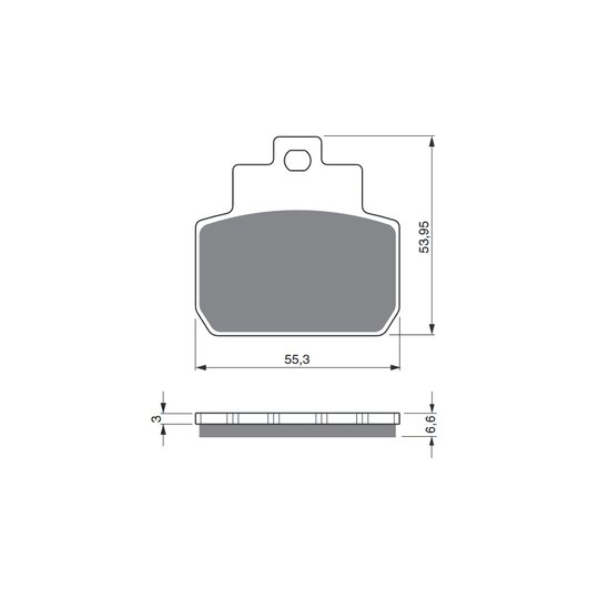 Brzdové obloženie GOLDFREN 263 S3