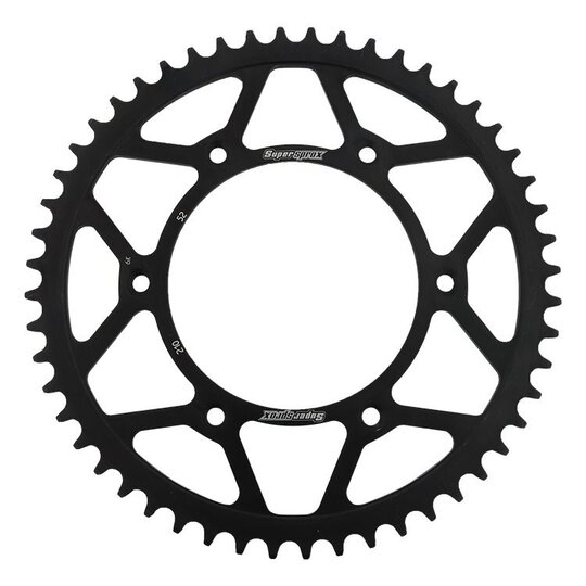 Reťazová rozeta SUPERSPROX RFE-210:52-BLK čierna 52T, 520