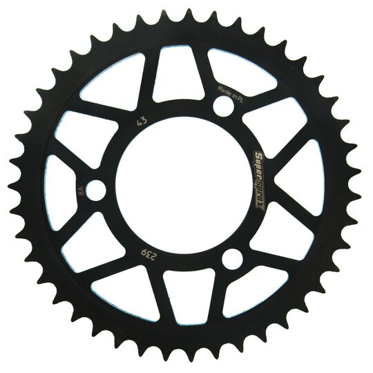 Reťazová rozeta SUPERSPROX RFE-239:43-BLK čierna 43T, 420