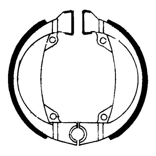 Brzdové čeľuste FERODO 225129058