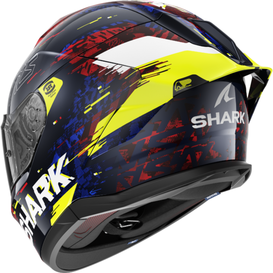 Shark prilba skwal cup - speed vib / bry - 2_SKWAL-CUP_SPEED-VIB_BRY_34Lback_GLOSSY_HE6510BRY (Medium)