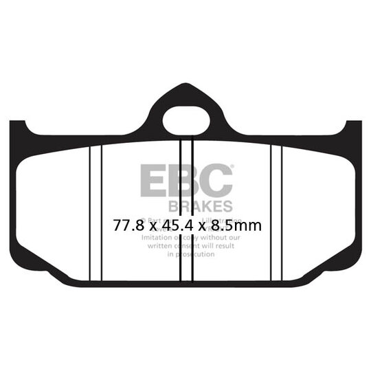 Brzdové obloženie EBC FA211