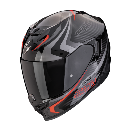 Scorpion prilba exo-520 evo air - terra / black-red - 172-449-163-04
