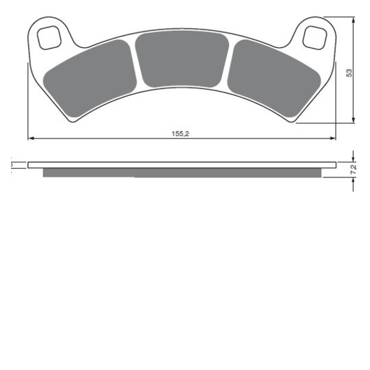 Brzdové obloženie GOLDFREN 391 S33 STREET FRONT