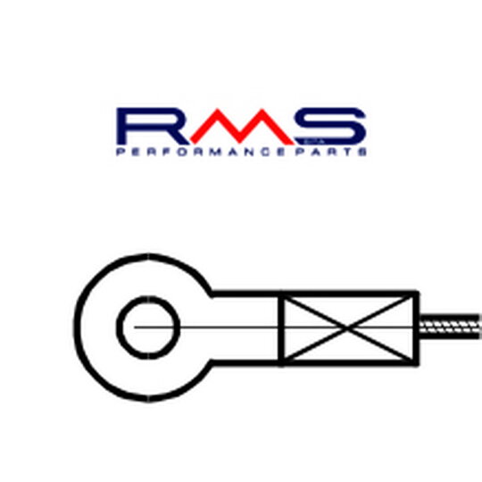 Lanko plynu RMS 163510070