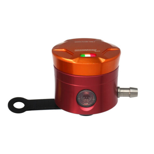 Nádržka na  brzdovú kvapalinu ACCOSSATO CNC-worked straight bracket included oranžová