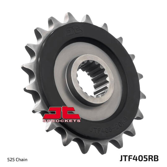 Reťazové koliečko JT JTF 405-20RB 20T, 525 pogumované