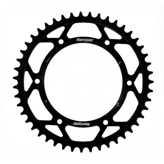 Reťazová rozeta SUPERSPROX RFE-5:47-BLK čierna 47T, 520