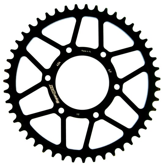 Reťazová rozeta SUPERSPROX RFE-404:47-BLK čierna 47T, 520