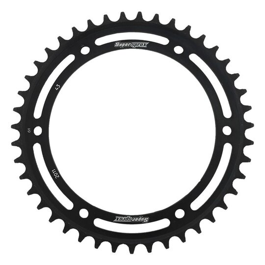 Reťazová rozeta SUPERSPROX RFE-2011:43-BLK čierna 43T, 530