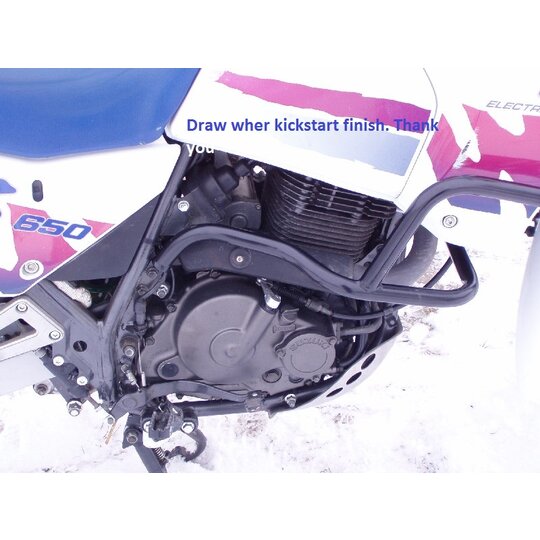 RDmoto padací rám - Suzuki DR 650 RS /CF12KD