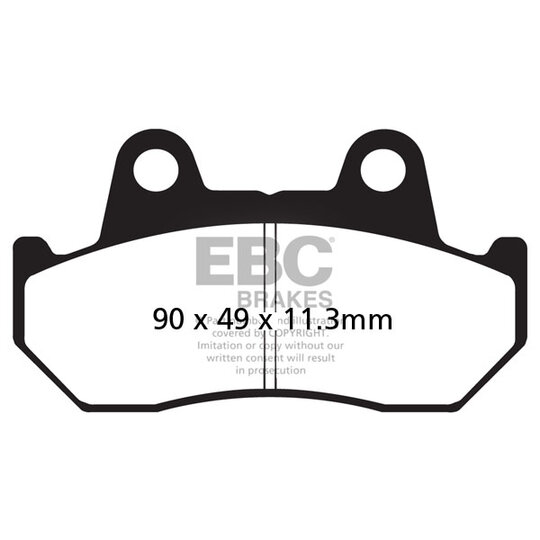 Brzdové obloženie EBC FA069/3V