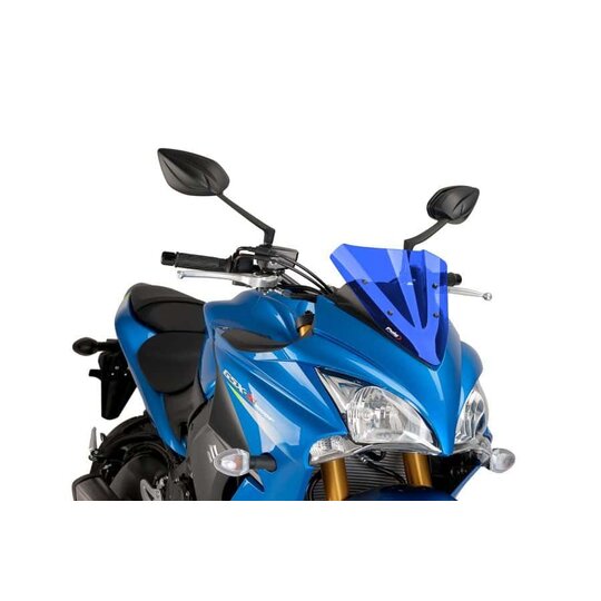 Plexi štít PUIG RACING 7639A modrá