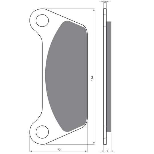 Brzdové obloženie GOLDFREN 061 AD