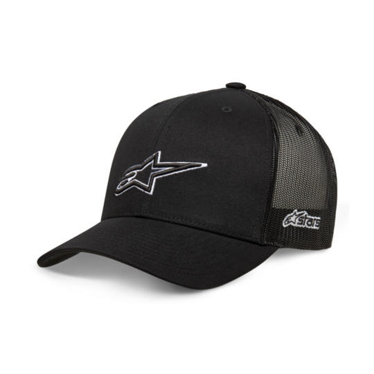 Alpinestars - šiltovka ageless outline trucker / black - siltovka-alpine-ageless-black