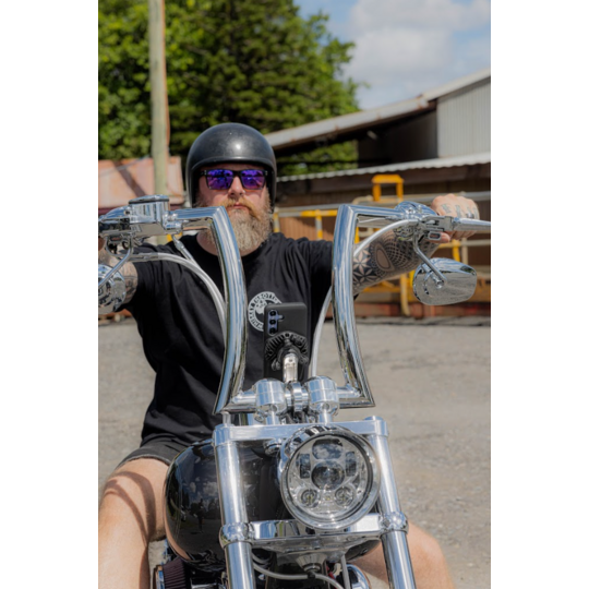 Quad lock - pro držiak na riadidlá motocykla  chrome -  large - ProChromeLarge3