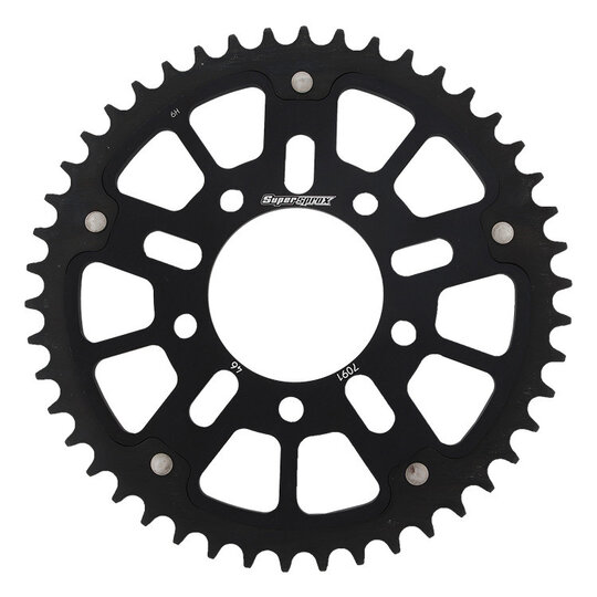 Reťazová rozeta SUPERSPROX STEALTH RST-7091:46-BLK čierna 46T, 520