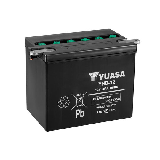 Conventional 12V battery NO ACID YUASA YHD-12