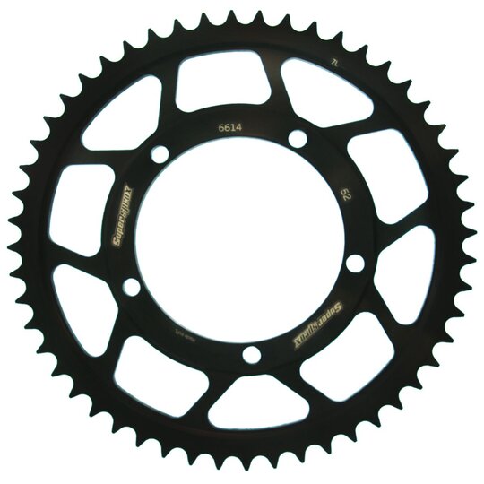 Reťazová rozeta SUPERSPROX RFE-6614:52-BLK čierna 52T, 428