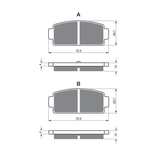 Brzdové obloženie GOLDFREN 362 S3
