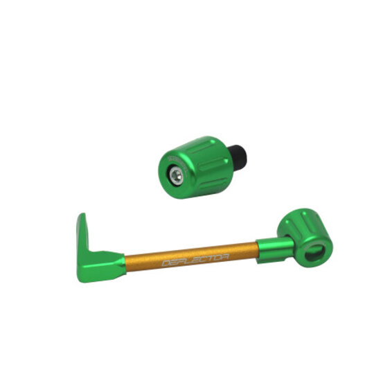 Lever guard ACCOSSATO with gold hose and joint left, aluminium