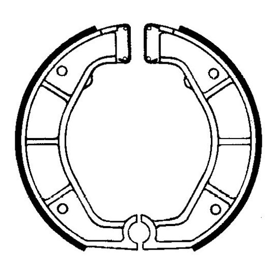 Brzdové čeľuste FERODO 225129161