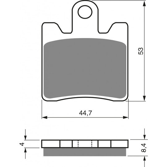 Brzdové obloženie GOLDFREN 147 AD