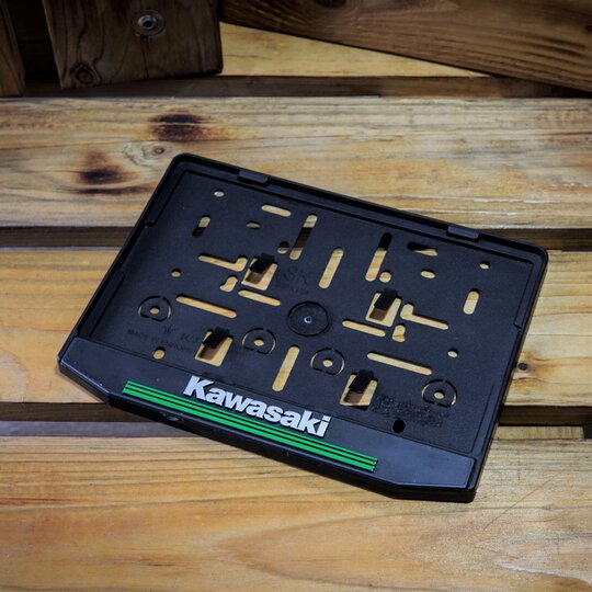 Podložka ŠPZ - Kawasaki - zelená