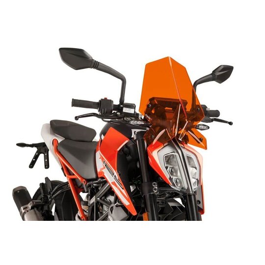 Plexi na motorku PUIG NEW. GEN SPORT 9514T oranžová