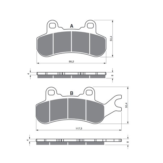 Brzdové obloženie GOLDFREN 378 K5