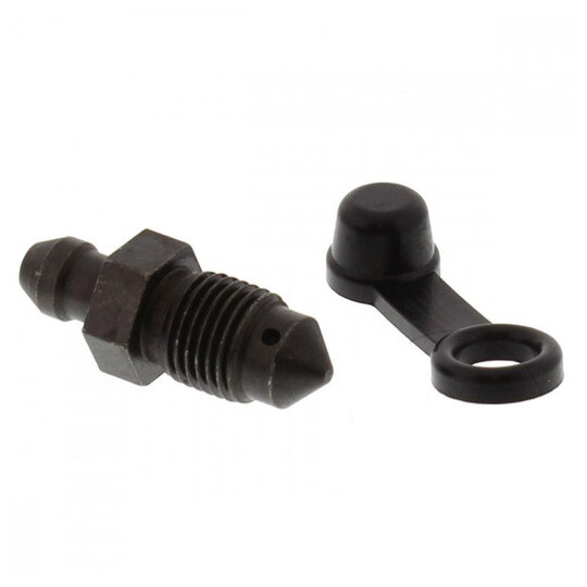 Odvzdušňovacia skrutka brzdy s gumovou prachovkou JMP M10X1,00 mm