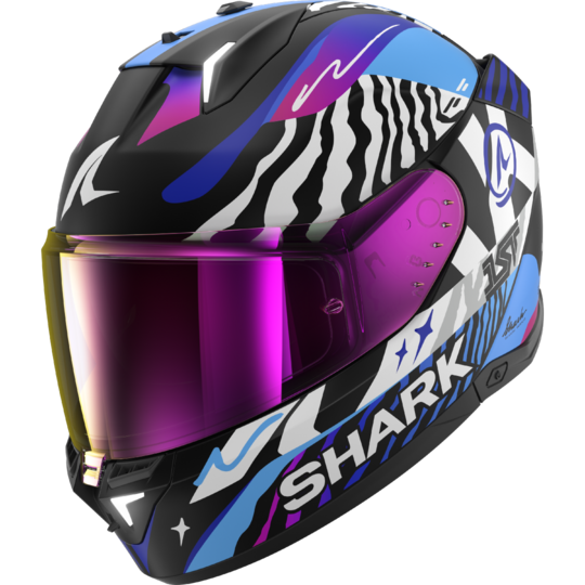 Shark prilba skwal - i3 speed-fancy / kwb - 1_SKWAL-i3_SPEED-FANCY_KWB_34Lfront_MAT_HE0817KWB (Large)