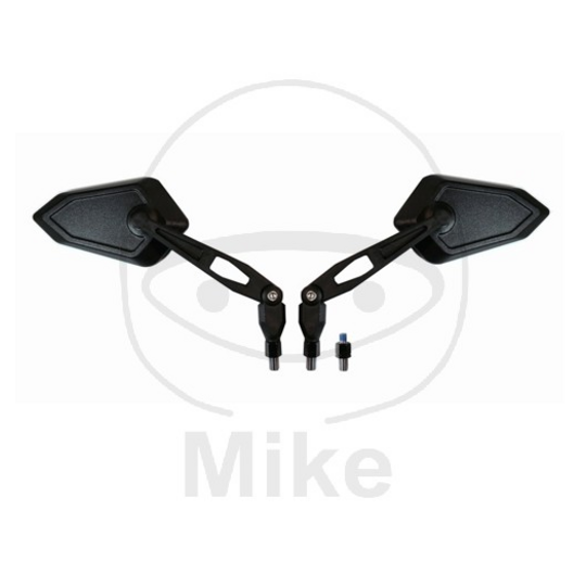 Zpätné zrkadlo JMT ZR 0925 čierna sada 2 ks