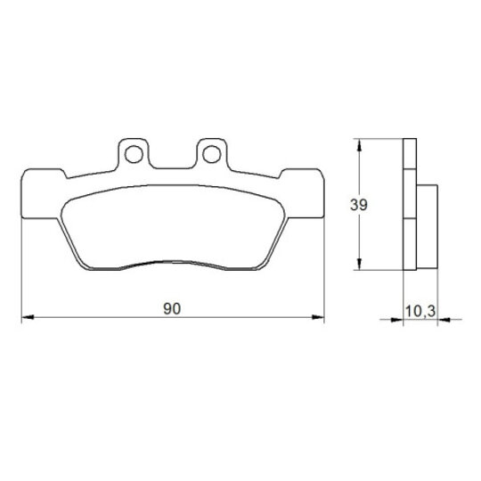 Brzdové obloženie ACCOSSATO AGPA183 OR