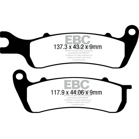 Brzdové obloženie EBC SFA727
