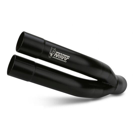 Koncovka výfuku MIVV DOUBLE GUN K.018.SDGB Oceľovo čierna