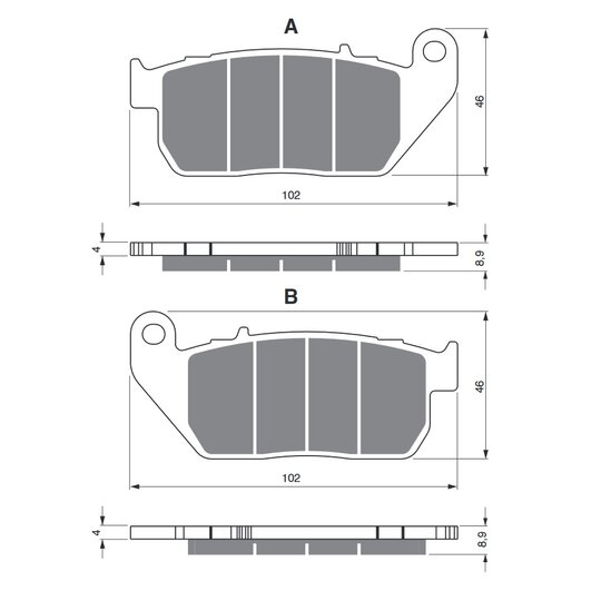 Brzdové obloženie GOLDFREN 272 AD