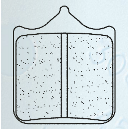 Brzdové obloženie CL BRAKES 1207 C60 (C59) (4 ks v sade