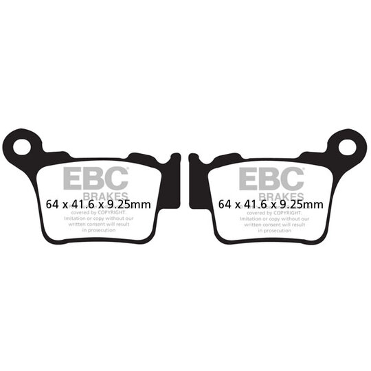 Brzdové obloženie EBC MXS368