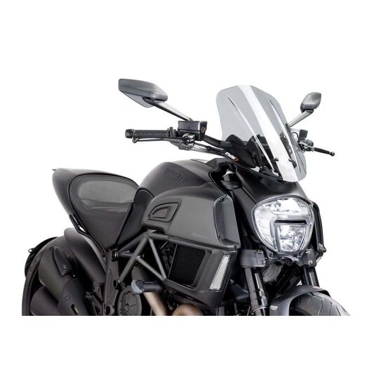 Plexi na motorku PUIG NEW. GEN TOURING 7570H dymové