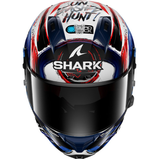 Shark prilba aeron gp fim - zarco signature replica / wkb - 3_AERON-GP_FIM_REPLICA-ZARCO-SIGNATURE_WKB_front_GLOSSY_HE1050WKB (Medium)