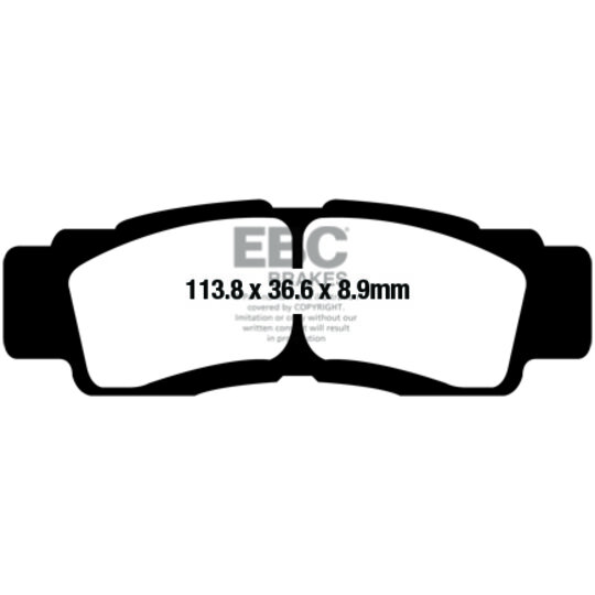 Brzdové obloženie EBC FA676R