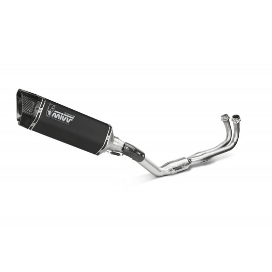 Výfuk kompletný 2x1 MIVV SR-1 Y.073.LR1TB Black Titanium