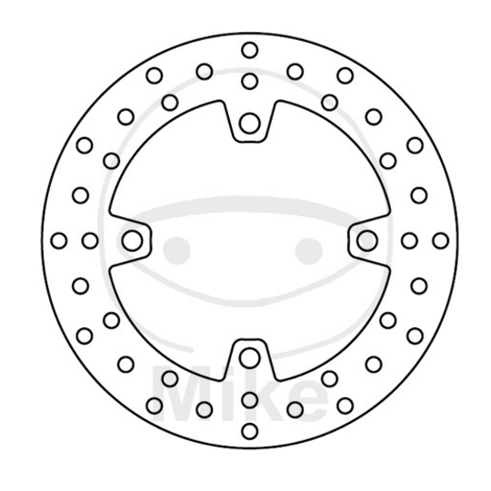 Brzdový kotúč LUCAS MST245 zadná pevný