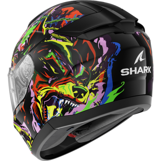 Shark prilba ridill 2 - racing beast / kvy - 2_RIDILL2_RAGING-BEAST_KVY_34Lback_GLOSSY_HE1118KVY (Medium)