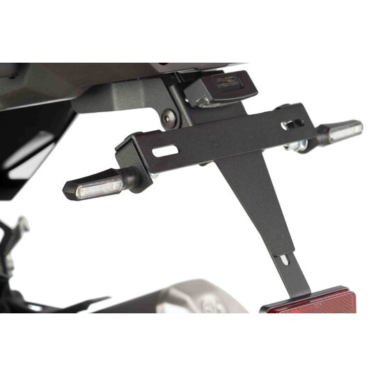 Blinkre PUIG CURVE 9151N čierna Zadný , homologovaný