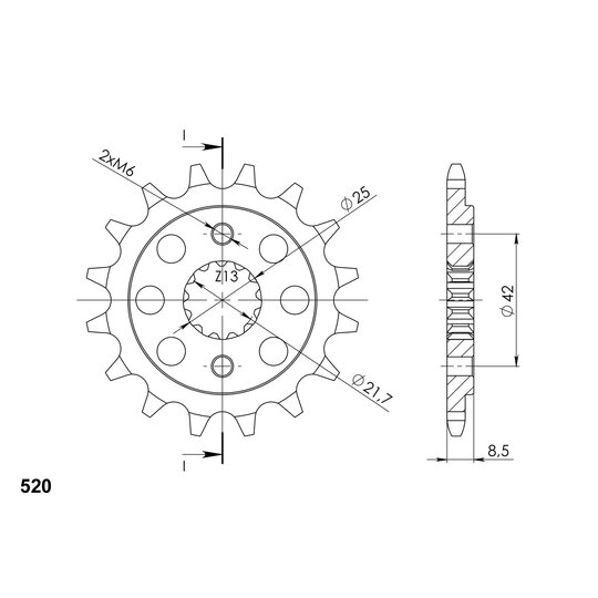 Reťazové koliečko SUPERSPROX CST-512:15 15T, 520